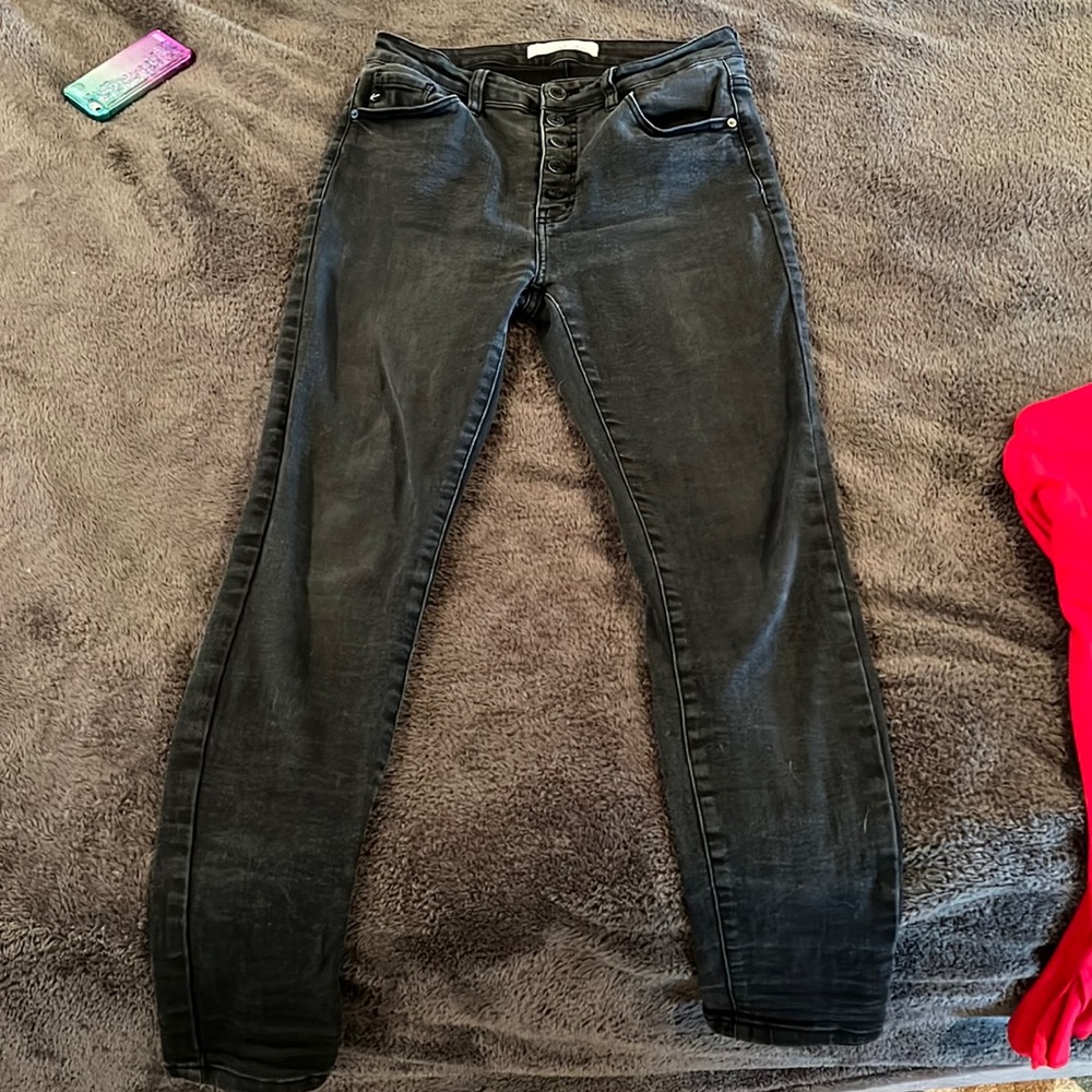 Black kancan jeans